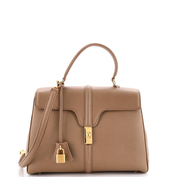 Celine 16 Top Handle Bag Grained Calfskin Medium