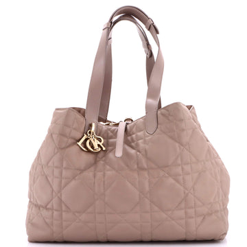 Christian Dior Toujours Tote Bag Macrocannage Quilt Calfskin Large