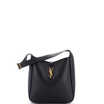 Saint Laurent Le 5 a 7 Supple Hobo Leather Small