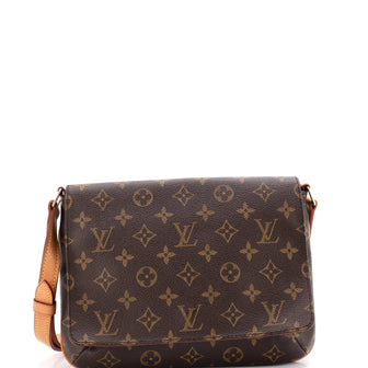 Louis Vuitton Musette Tango Handbag Monogram Canvas