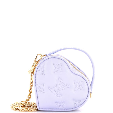 Louis Vuitton Pop My Heart Pouch Bag Bubblegram Leather