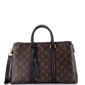 Louis Vuitton Soufflot Tote Monogram Canvas with Leather MM