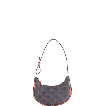 Celine Ava Bag Triomphe Coated Canvas Mini