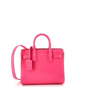 Saint Laurent Sac de Jour Bag Leather Nano