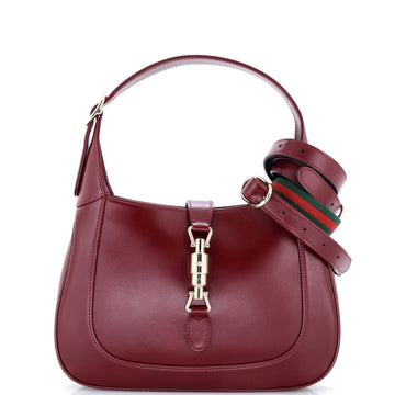 Gucci Web Strap Jackie 1961 Hobo Leather Medium
