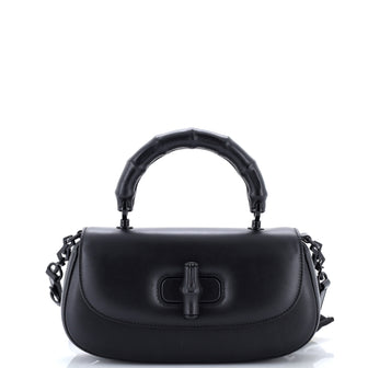 Gucci Bamboo Diva Top Handle Bag Leather Medium