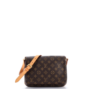 Louis Vuitton Musette Tango Handbag Monogram Canvas