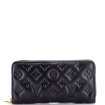 Louis Vuitton Coussin Zippy Wallet Monogram Embossed Lambskin