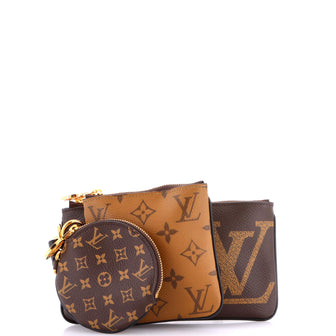 Louis Vuitton Trio Pouch Set Reverse Monogram Giant