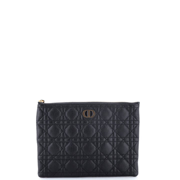 Christian Dior Caro Daily Pouch Cannage Quilt Calfskin Medium