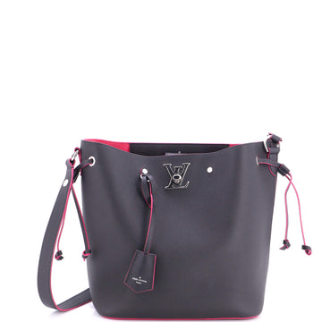 Louis Vuitton Lockme Bucket Bag Leather