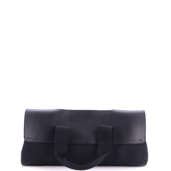 Hermes Valparaiso East West Bag Toile and Leather PM
