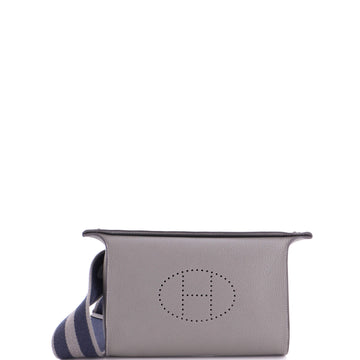 Hermes Videpoches Bag with Multicolor Strap Togo