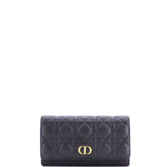 Christian Dior Caro Belt Pouch with Chain Cannage Quilt Calfskin