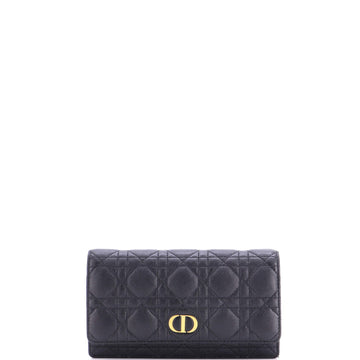 Christian Dior Caro Belt Pouch with Chain Cannage Quilt Calfskin