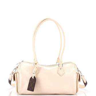 Louis Vuitton Speedy Cargo Vibe Bag Leather with Monogram Canvas