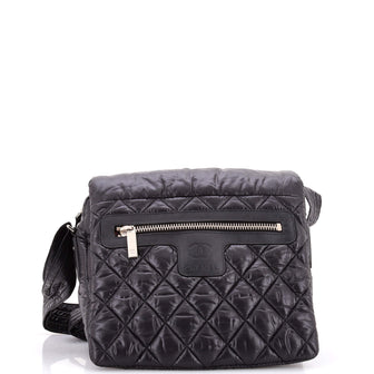 Chanel Coco Cocoon Messenger Bag Quilted Nylon Medium