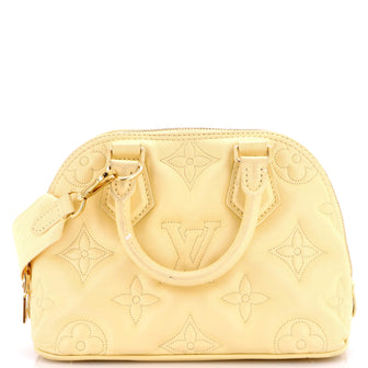 Louis Vuitton Alma Handbag Bubblegram Leather BB