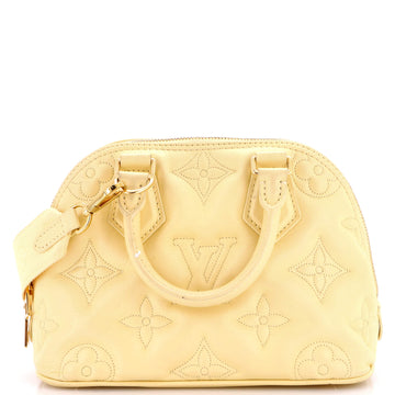 Louis Vuitton Alma Handbag Bubblegram Leather BB