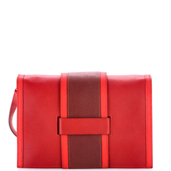 Hermes H Passant Clutch Shoulder Bag Evercolor