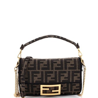 Fendi Baguette NM Bag Zucca Canvas Mini