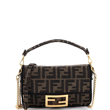 Fendi Baguette NM Bag Zucca Canvas Mini