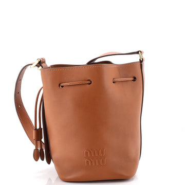 Miu Miu Softy Bucket Bag Leather Small