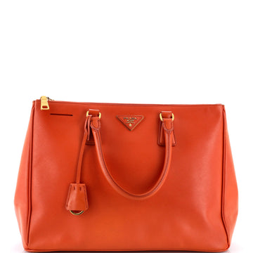 Prada Double Zip Lux Tote Saffiano Leather Large