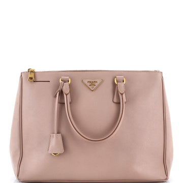 Prada Double Zip Lux Tote Saffiano Leather Large