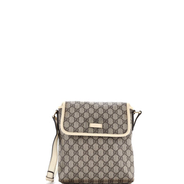 Gucci Flap Messenger GG Coated Canvas Small
