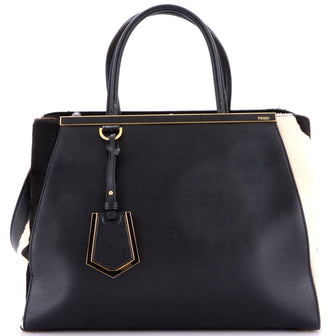 Fendi 2Jours Bag Pony Hair and Leather Large
