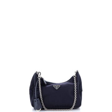 Prada Re-Edition 2005 Hobo Tessuto with Saffiano Leather Mini