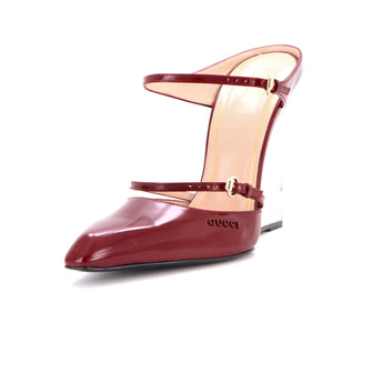 Gucci Women's Regent Wedge Mules Patent