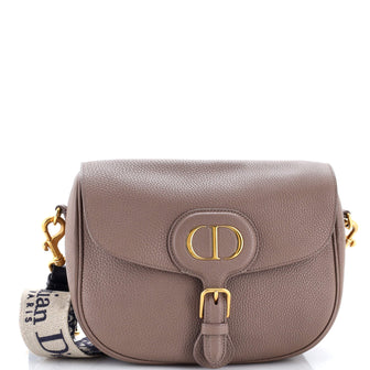 Christian Dior Bobby Flap Bag Leather Large