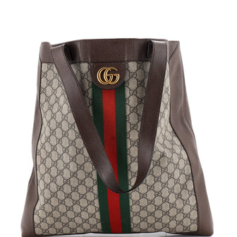 Gucci Ophidia Soft Open Tote GG Coated Canvas Large