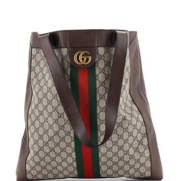 Gucci Ophidia Soft Open Tote GG Coated Canvas Large