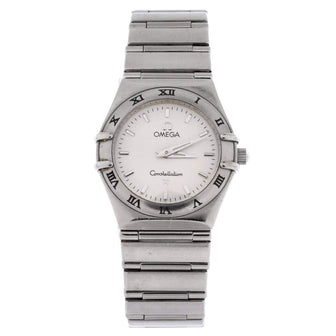 Omega Constellation Quartz Watch Stainless Steel 25