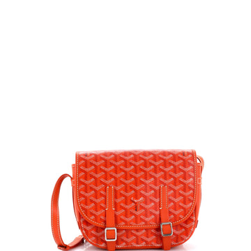 Goyard Belvedere Messenger Bag Coated Canvas with Leather PM