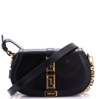Versace Greca Goddess Shoulder Bag Leather Medium
