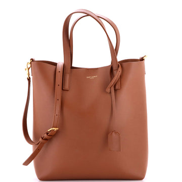 Saint Laurent Shopper Tote Leather Toy