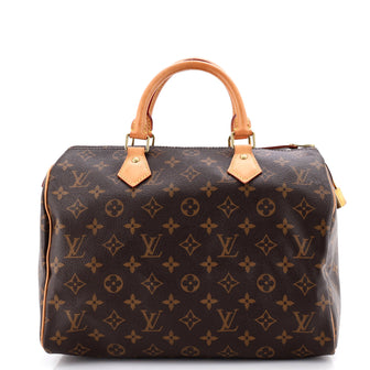 Louis Vuitton Speedy Handbag Monogram Canvas 30