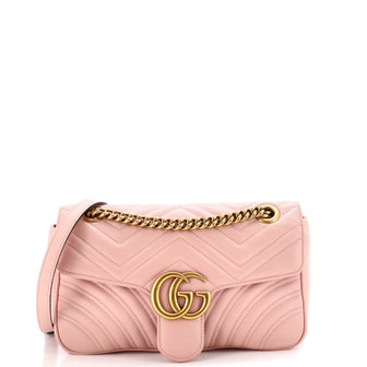 Gucci GG Marmont Flap Bag Matelasse Leather Small