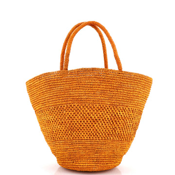 The Row Emilie Basket Bag Raffia Small