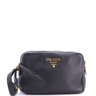 Prada Double Zip Camera Bag Vitello Phenix Medium