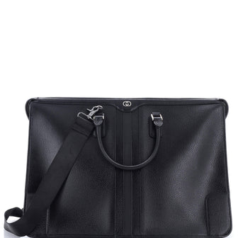 Gucci Interlocking G Convertible Briefcase Leather Large