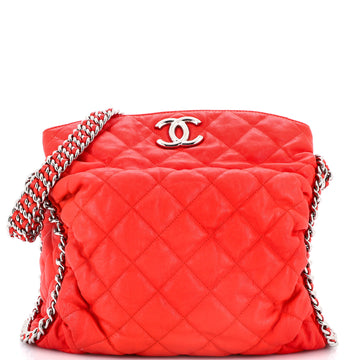Chanel Chain Around Hobo Quilted Washed Lambskin