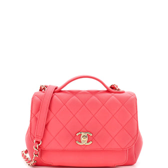 Chanel Business Affinity Flap Bag Quilted Caviar Small