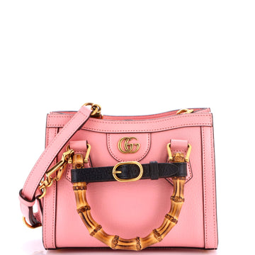 Gucci Diana NM Bamboo Handle Tote Leather Mini