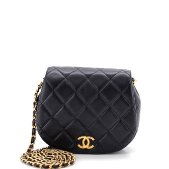 Chanel Coco Mail Clutch with Chain Quilted Calfskin Small