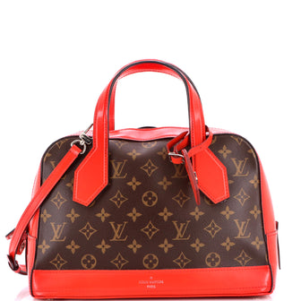 Louis Vuitton Dora Handbag Monogram Canvas and Calfskin PM